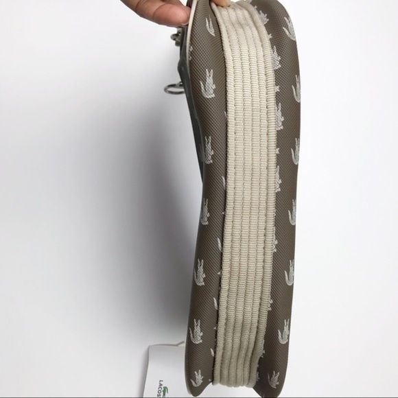 NWT Lacoste Classic Croco Midnight Bag - Picture 5 of 8